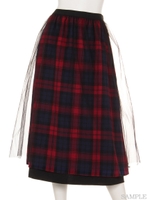 リバーシブルロングスカート/ベージュ