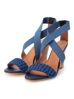 Sara Jones London ウエッジソールサンダル/ネイビー(093)