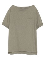 [Balcony and Bed]オーガニックポケットTシャツ/GRY