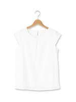 オパールフラワー柄ブラウス/ホワイト(001)