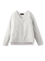 ツイストインレイJプルオーバファブリック/ホワイト(001)