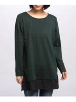 ウィンドペンチェックワンピース/ブラック(219)