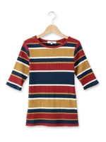 テレコボートネックカットソー/オフホワイト(003)