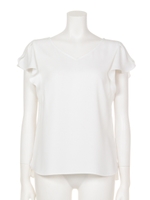 バックチェーンブラウス(追加生産)/ホワイト