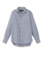 [L]ギンガムチェックシャツ/ブルー(292)