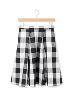 ◆ギャザーフレアスカート/ブラック(219)