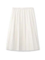 ダブルプリーツスカート/ホワイト系(002)