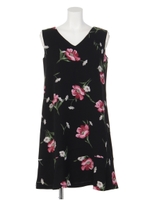 【美人百花9月号コラボ】ブライトフラワーワンピース/オフホワイト