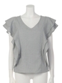 ラッフルSLV TOP/BLK