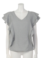 ラッフルSLV TOP/BLK