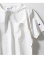 Champion USAコットンポケットT-SHIRT/グレー(712)