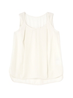 ツイストショルダーノースリーブブラウス/ピンク(090)