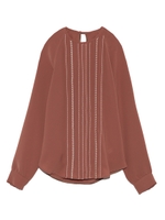 ライン刺繍トップス/BRW