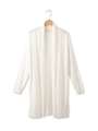 トッパーロングニットカーディガン/ホワイト系(002)