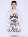 love dream girl floral thermal dress/WHITE