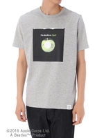 【AZUL by moussy】BEATLES APPLE クルーネック半袖T/T.GRY