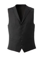 ◆ドーメル84シャドーストライプドレスベスト/ブラック(019)