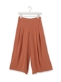 ダブルクロスワイドパンツ/キャメル(041)