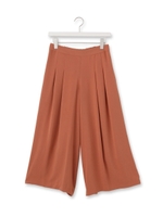 ダブルクロスワイドパンツ/キャメル(041)