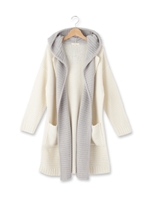 フードコーディガン/ブラウン(542)