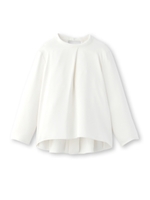 RUE DES CHATS ハイネックジョーゼットブラウス/カーキ&グリーン系(028)