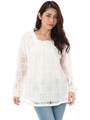 【AZUL ENCANTO】レースボリュームBL/WHT