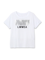 シャイニーボックスロゴTシャツ/ホワイト(001)