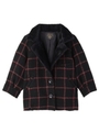 チェックツイードボアジャケット/ワインレッド(263)