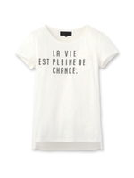 [L]胸ポケットコットンTシャツ/ネイビー(093)