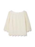 エレーヌレースブラウス/ブラック(010)