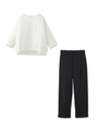プルオーバー&パンツセット/ブラック(019)