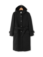 フードチェスター風コート/ブラック(019)