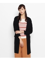 ロングニットカーディガン/サンドベージュ(053)