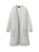 [L]シアーレーヨンロングカーディガン/オフホワイト(003)