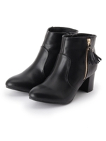 タッセルショートブーツ/キャメル(041)