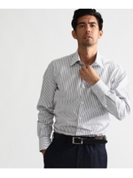 トップロンドンストライプレギュラーカラーシャツ/ライトグレー(311)