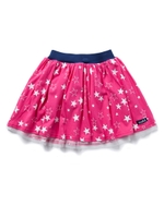 TULLE SKIRT STAR PRINT(4T〜7T)/ブラック