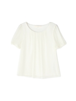 ７５Ｄシフォンブラウス/ホワイト(030)