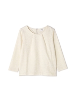 ツイードライクポンチカットソー/ホワイト(031)