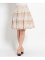 ラメパールツイードスカート/ライトベージュ(051)