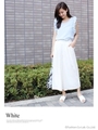 ロング スカーチョ/ホワイト