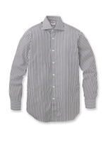 ロンドンストライプシャツドレス/ネイビー(393)