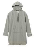 SWEAT BAJA HOODIE DRESS/アッシュ