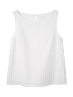 ＰＪ／カットワークレーストップ/ネイビー