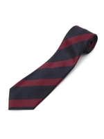 サテンモガドール レジメンタルタイ/ボルドー(264)