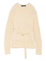 [Balcony and Bed]メランジベルト付きプルオーバー/FOG