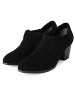 フェイクスエードサイドゴアブーティ/ダークブラウン(043)