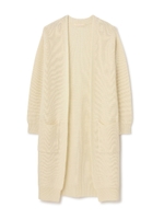 ＣＡＳＨ畦ニットカーディガン/ネイビー(123)