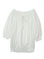 OFF THE SHOULDER TOP/ホワイト