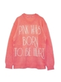 メッセージニット/babypink